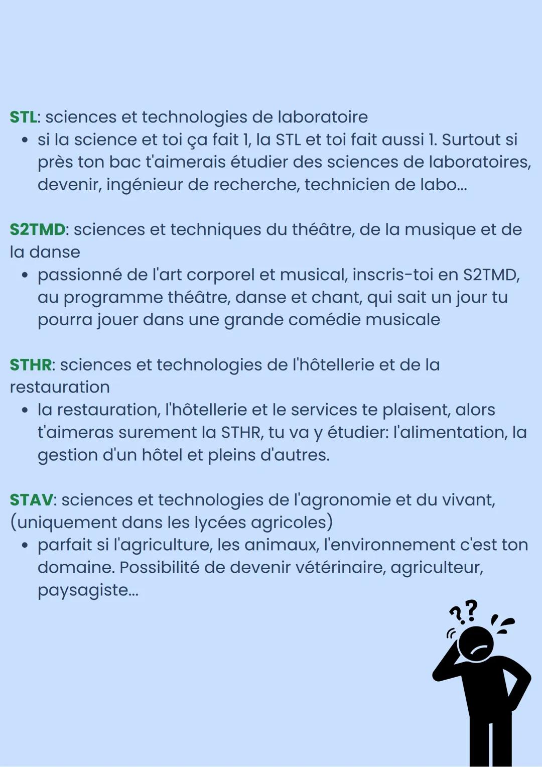ORIENTATION
Quelles sont les différentes spécialités proposé
dans les lycées et lesquelles me correspondrait ?
Avant de choisir les spéciali