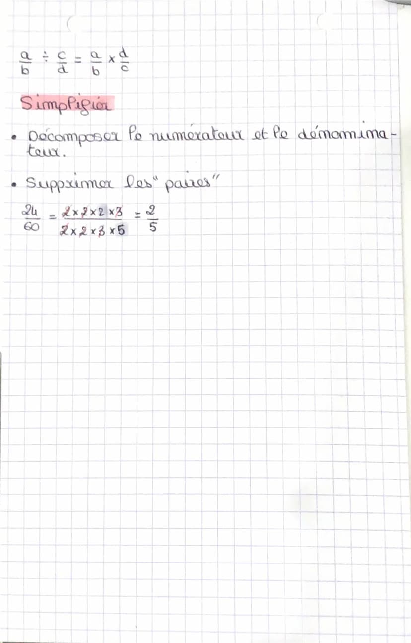 Math
fraction:
Addition - Soustraction
Si Pes démomimateurs sont égaux:
a+9
b
atc
b
b
simom: trouver le petit multiple
Commum.
4
*2
3x2
+ 5 