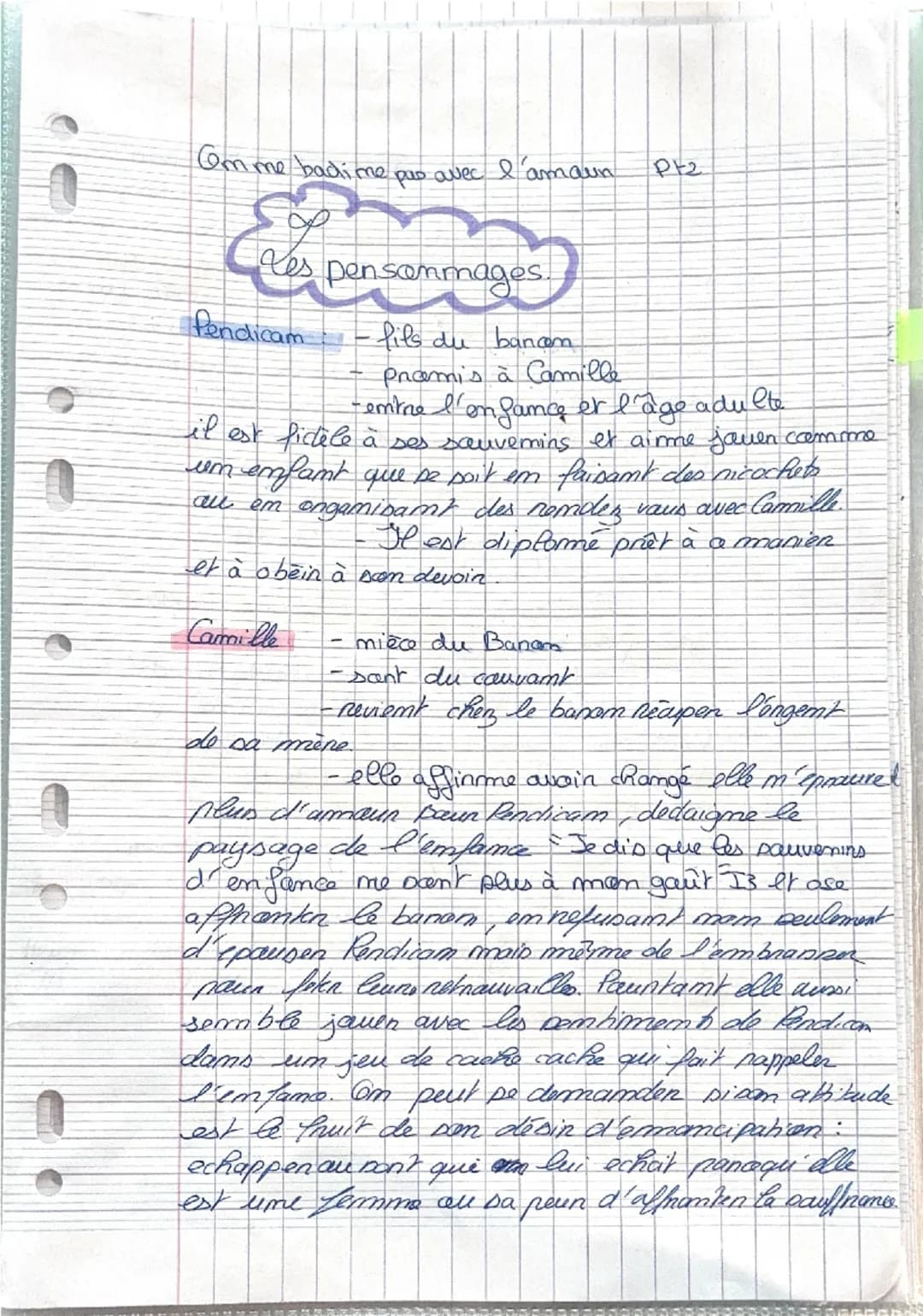 --- OCR Start ---
{Om me badime pas avec l'amour
de Allred de Presset
-Drame nomamtique
-Après sa nuptune avec Geange Sand
Scēms importantes