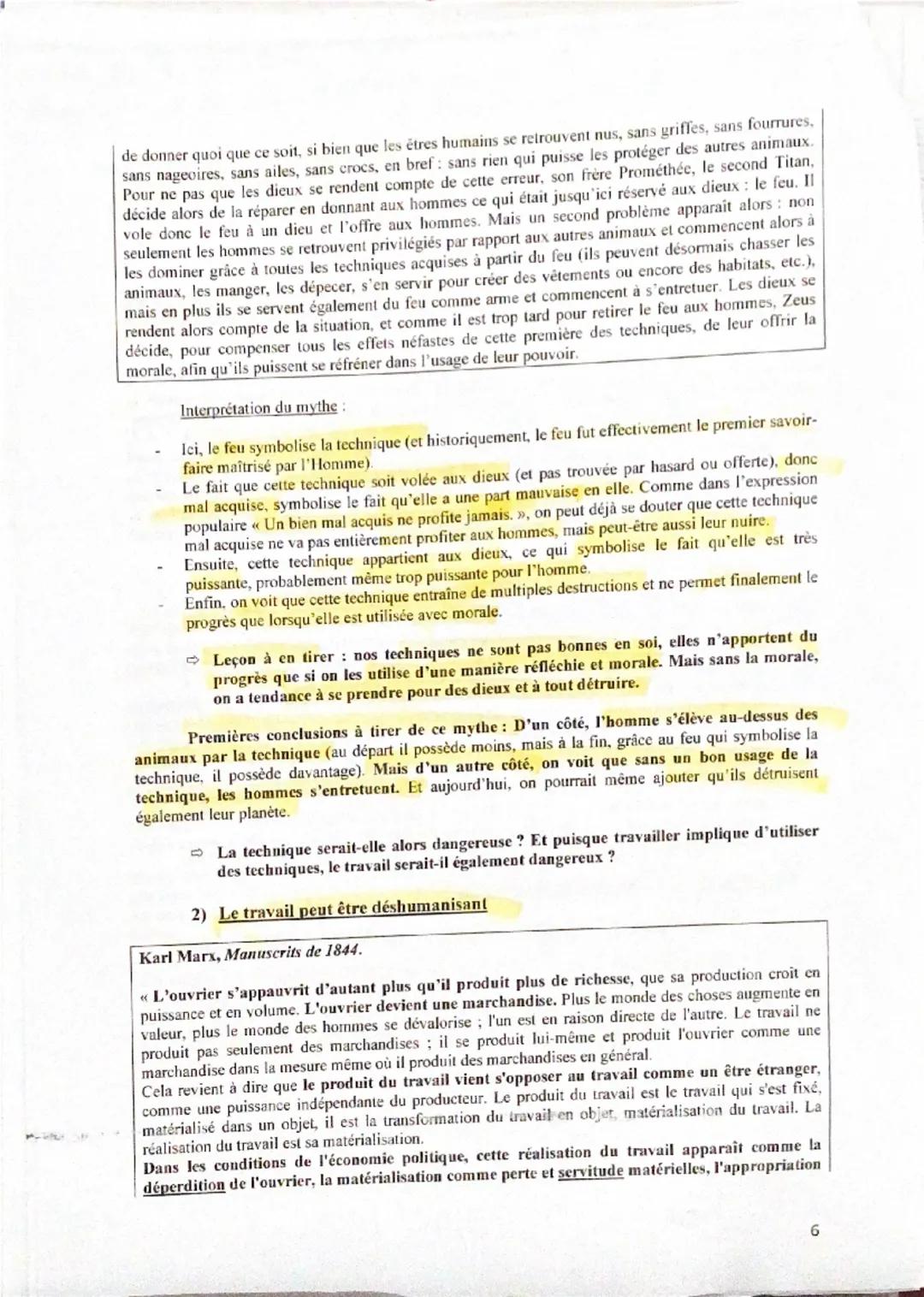 Chapitre 6:
Le travail, la technique et la nature
Vocabulaire:
• Nature et culture:
À apprendre par ❤️
La nature c'est tout ce qui est donné