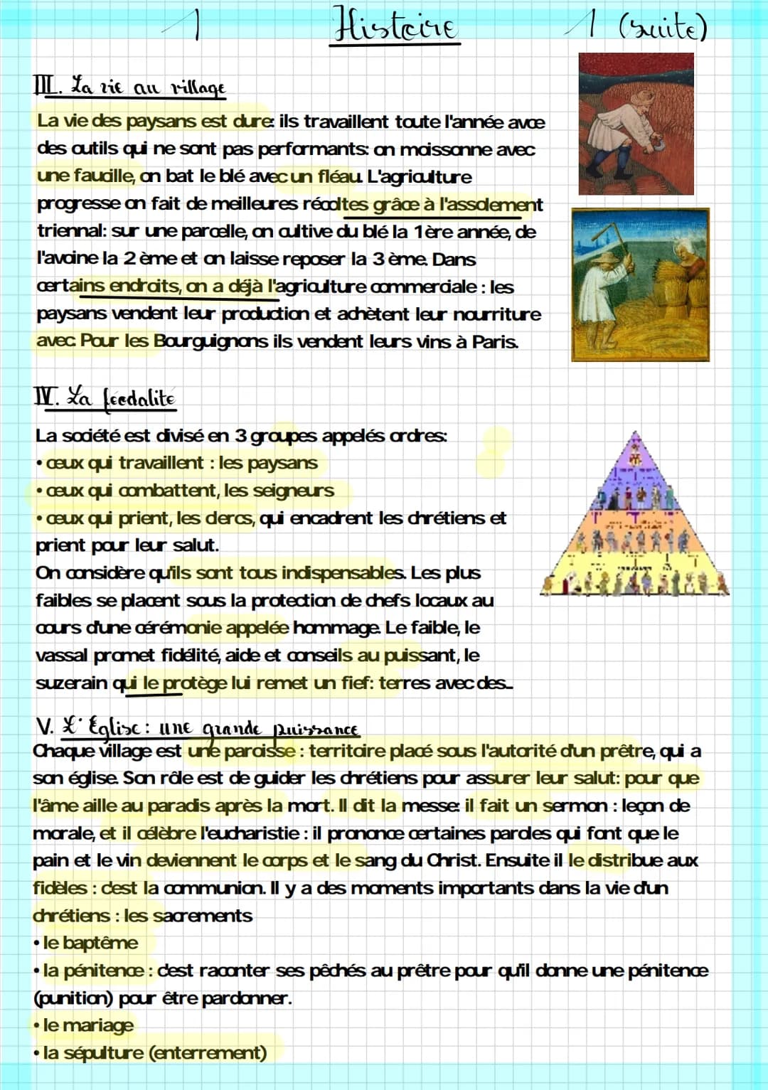 Histoire
ampagnes dans l'occident medieval (xième Xyèm²)
nt c'est la partie ouest de l'Europe. L'adjectif médiéval
e Moyen-âge, période qui 