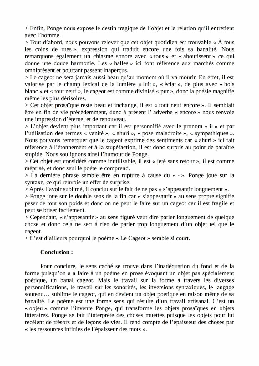 PARCOURS : L'ALCHIMIE POÉTIQUE, LA BOUE ET L'OR
Introduction :
Le Cageot, Francis Ponge
Francis Ponge est un poète du XXème siècle proche du