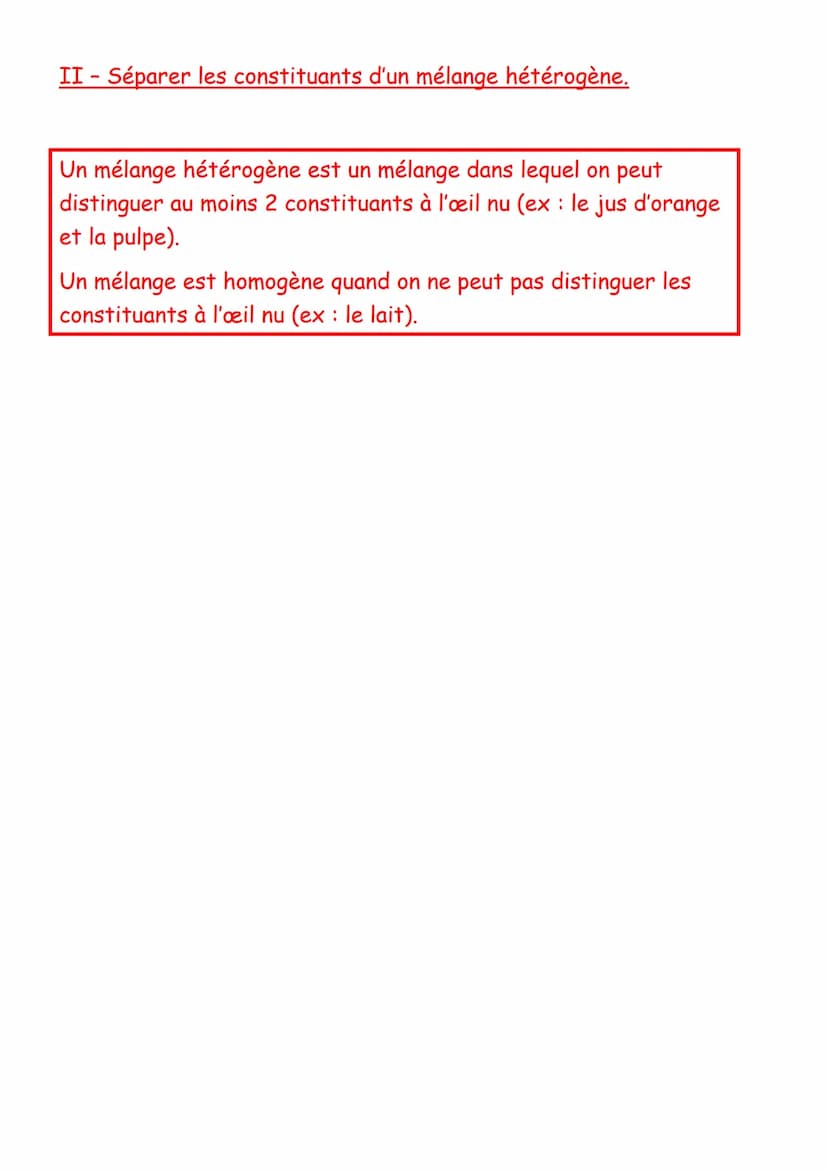 Chapitre 4: Et si on mélangeait la matière ?
I - Activité expérimentale
Je retiens le bilan de l'activité :
SOLUBLE
INSOLUBLE
Aliquide
et so