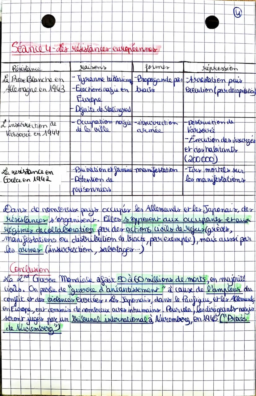 @
Histare
Sequence 3 La seconde guerre mondiale guerre
Problematique Pourquoi qualifie-t-on la Seconde Greure
Mondiale de guerre d'anéantiss