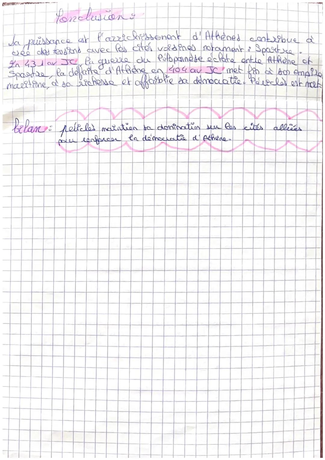 Carte mentale:
Mentale :
péricles
comment péricles s'est il appuyé sur l'empire maritime d' Athenes
pour renforcer la démocratie?
1 I
péricl