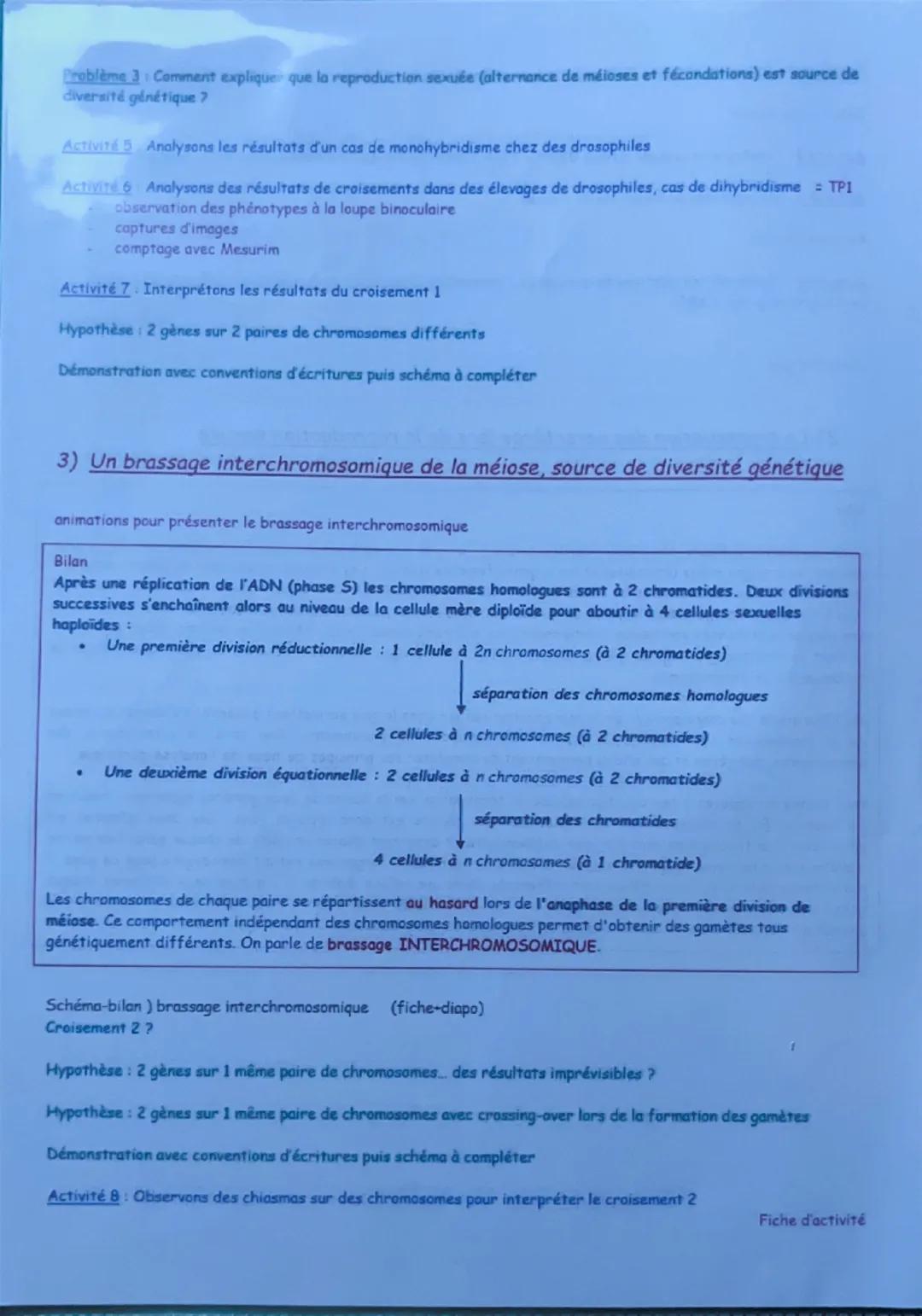 --- OCR Start ---
Chapitre 1
introduction:
☐
L'origine du génotype des individus
Rappels: Genotype/Phénotype: ADN gène (allèles) / protéine 