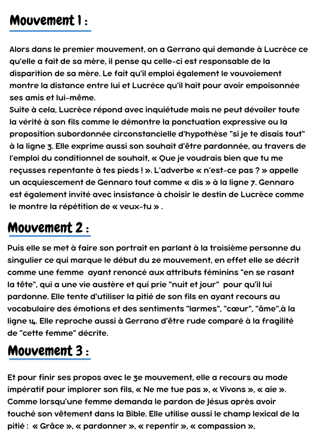 Lucrèce Borgia
Acte 3, Scène 3
Introduction :
Le texte que nous allons étudier aujourd'hui est un extrait de la pièce de
théâtre "Lucrèce Bo