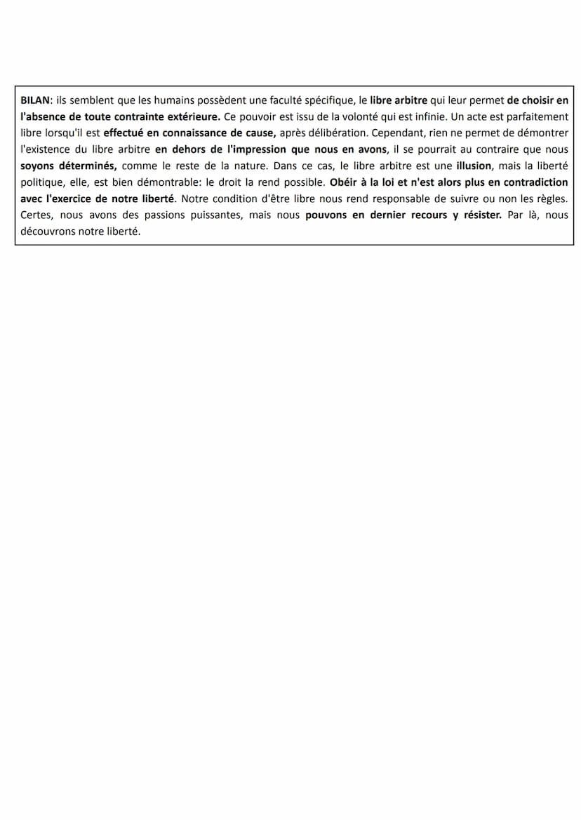 THÈME 8: LA LIBERTÉ
La liberté exprime l'aspiration humaine la + profonde, le désir d'échapper à toute contrainte, à toute obligation.
Elle 
