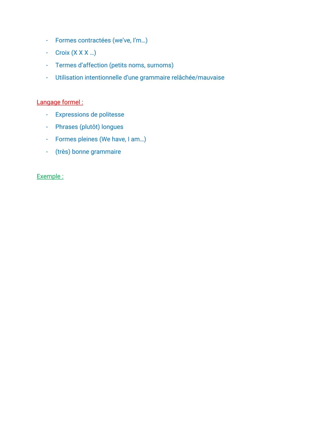 Ecrire une lettre / writing a letter / anglais
Il n'y a pas de difficulté à connaître adress, date, paragraph(s).
Closing formula = Formule 