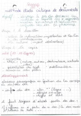 Know méthodologie étude critique de document hggsp thumbnail