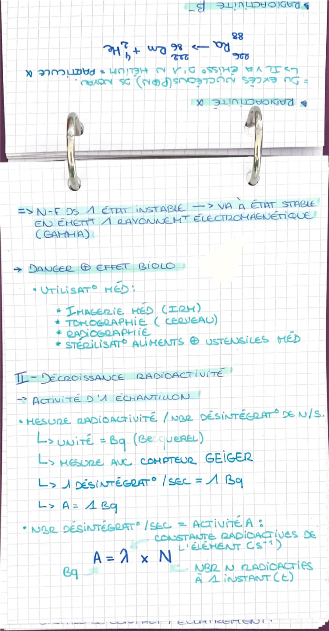radioctivités
ET REACTIONS NUCLÉAIRES.
I- LA RADIOACTIVITE: D'où VIENT-EUE?
LA PLUPART DES NOYAUX STABLE, EXISTE DES
ISOTOPES CEPENDANT INST