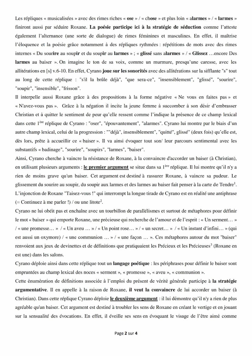 Objet d'étude 1/4 : Le théâtre du XVIIe au XXIe siècle/ Parcours associé : Théâtre et Stratagème
Explication linéaire La scène du balcon, E.