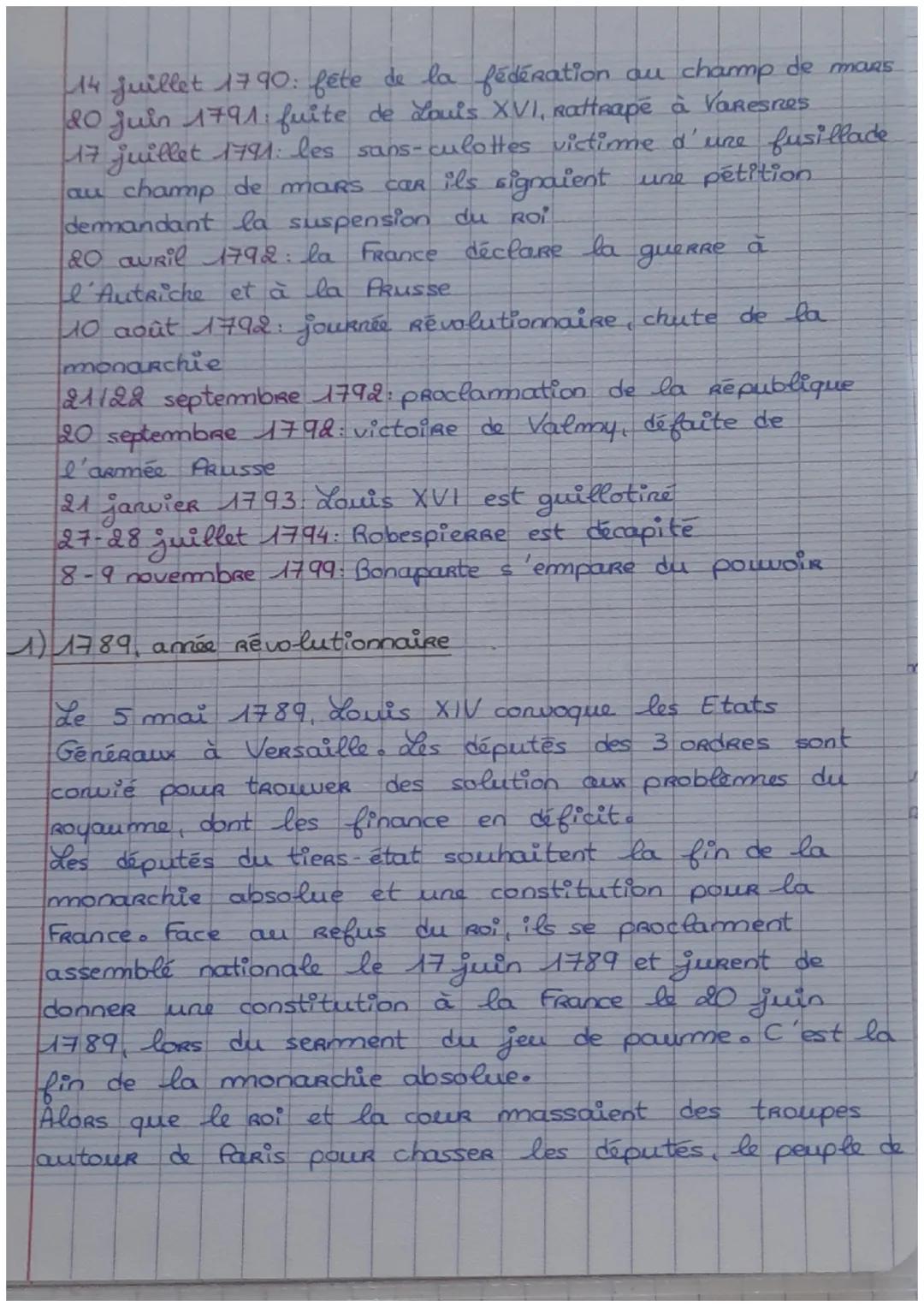 histoire: L'europe boulversée pour la Révolution francaise
Vocabulaire et mots clefs:
assemble constituante: assemblé de député dont la
miss