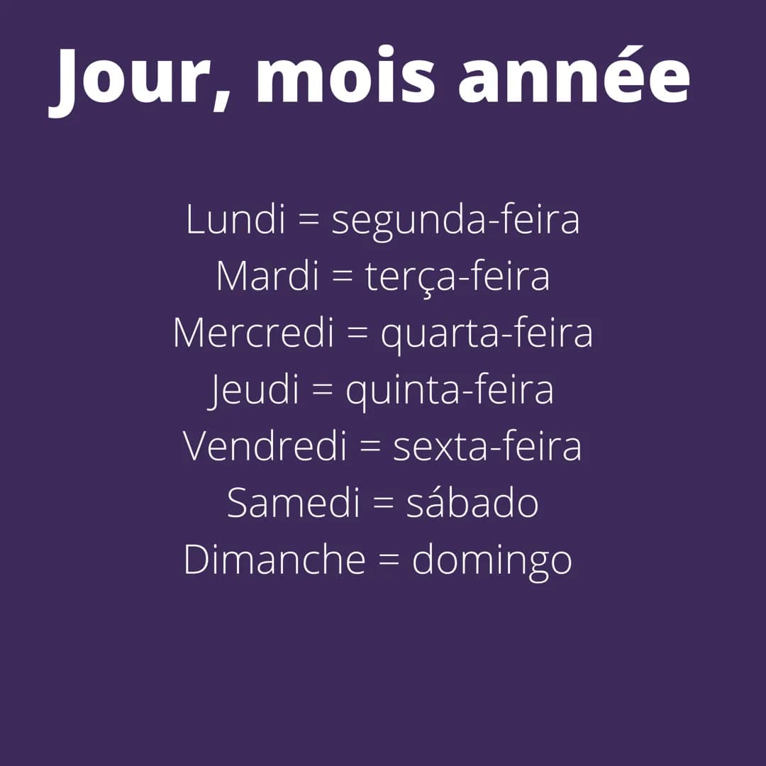 Portugais : vocabulaire de
base
Bonjour : Bom dia
Bonsoir: Boa tarde
Bonne nuit: Boa noate
Ravi de faire ta connaissance: Muito prazer conhe
