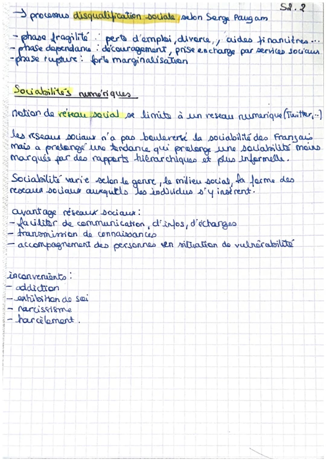 Definitions
Sa
lien social ensemble des relations qui unissent des indinders entre
eur au sein d'un groupe social ou à l'échelle d'uno Docié
