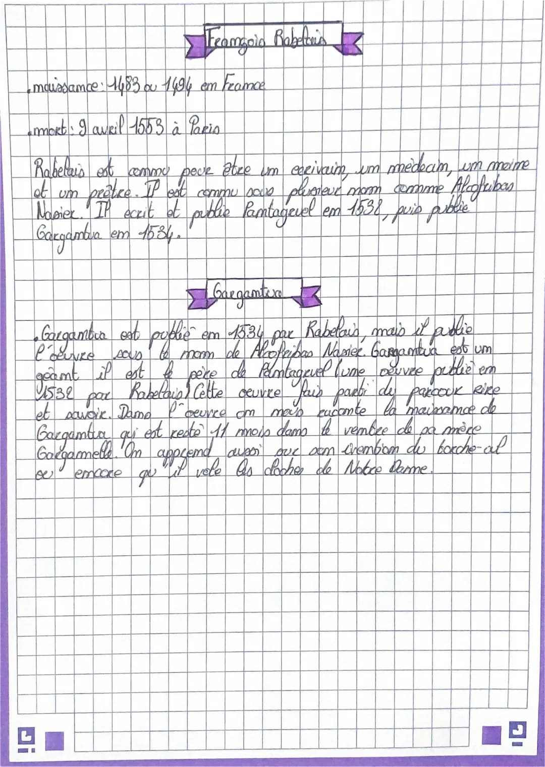 François Rabelais et Gargantua 
