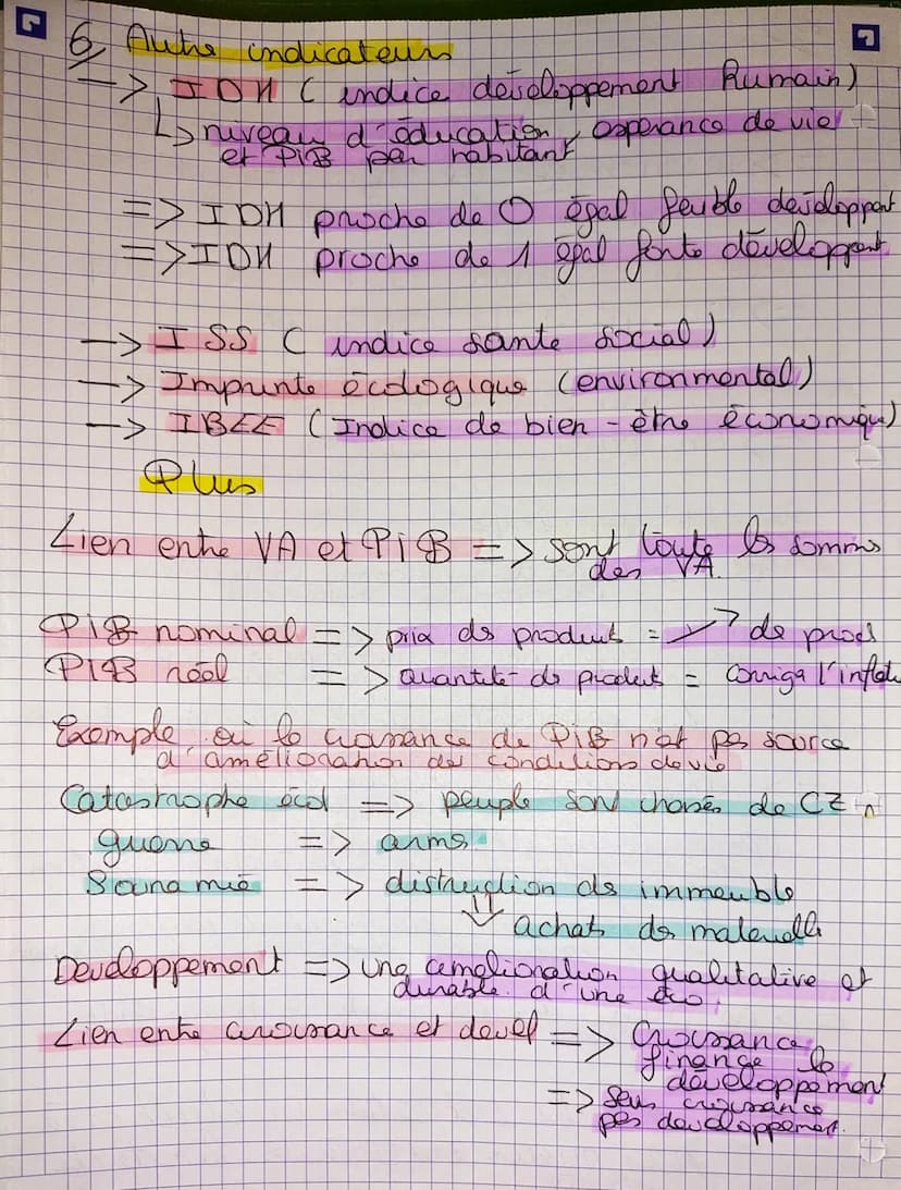 CHS
4
Microeconomique
Macioeconomique
precis
globale
mesure la creation de richesse
Richesse dreso por los E => Valeur ajouter
Calcul => CA
