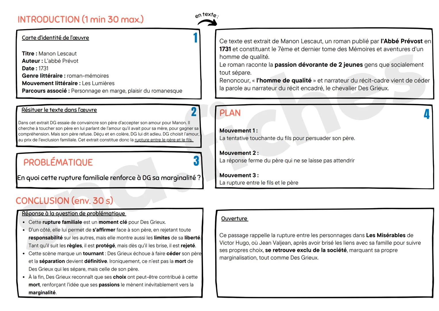 La rupture avec le père
Je me jetai à ses genoux: Ah! s'il vous en [de la bonté] reste encore, lui dis-je en les embrassant,
ne vous endurci