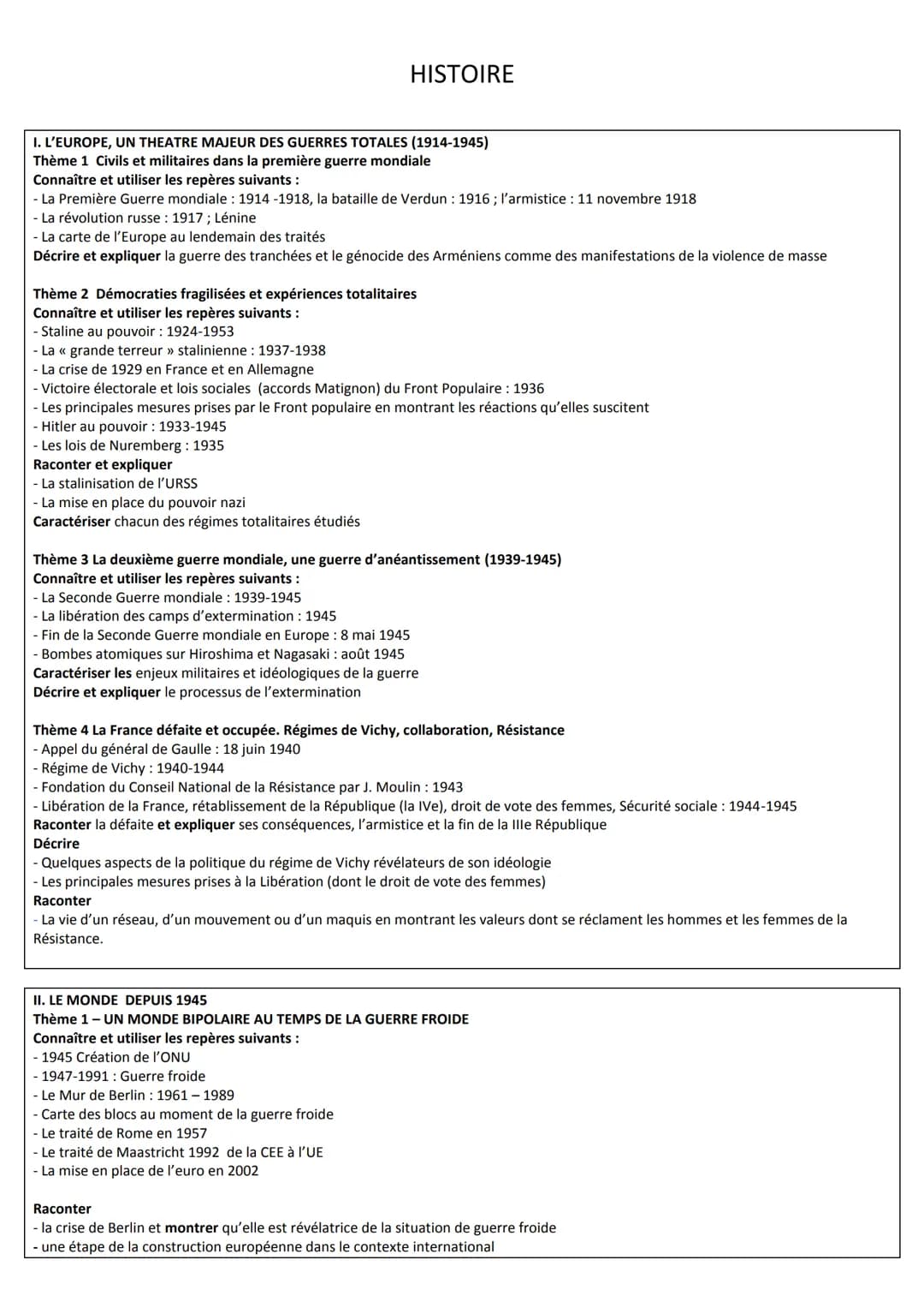 FICHES DE REVISIONS BREVET
UN SIÈCLE DE TRANSFORMATIONS (1910-2010)
1910 Début du fordisme
1910
AUGMENTATION DES ACTIFS DE L'INDUSTRIE ET DE