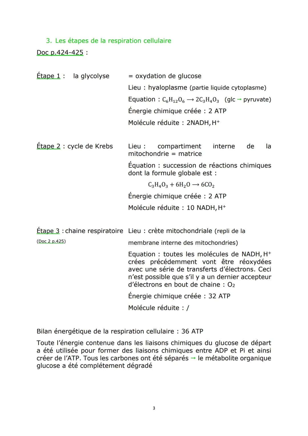Chap2 : L'origine de l'ATP nécessaire aux activités
cellulaires
Doc 1 p.408:
Sans ATP, la fibre musculaire reste décontractée. Avec ATP, ell