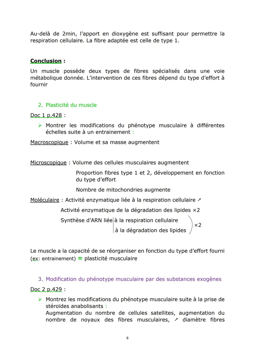Chap2 : L'origine de l'ATP nécessaire aux activités
cellulaires
Doc 1 p.408:
Sans ATP, la fibre musculaire reste décontractée. Avec ATP, ell