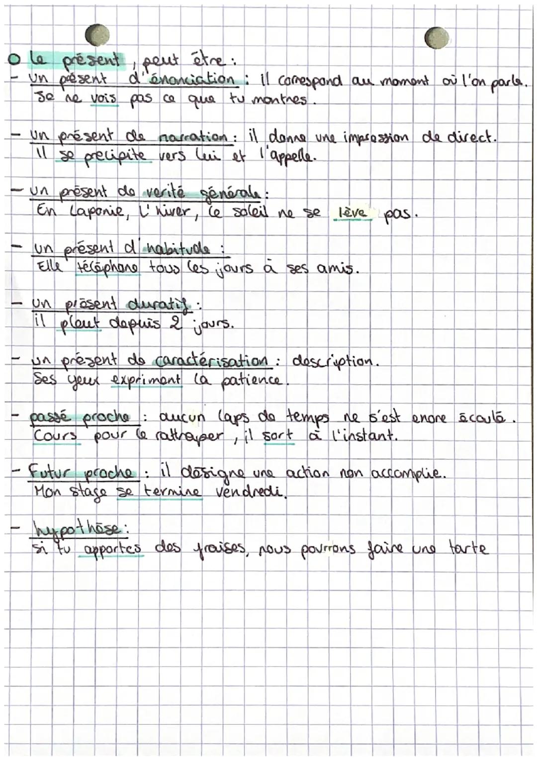La valeur des temps du
récit
bac
- L'imparfait, peut être:
- un impar fait de description:
elle était belle, portait des lunettes et avait u