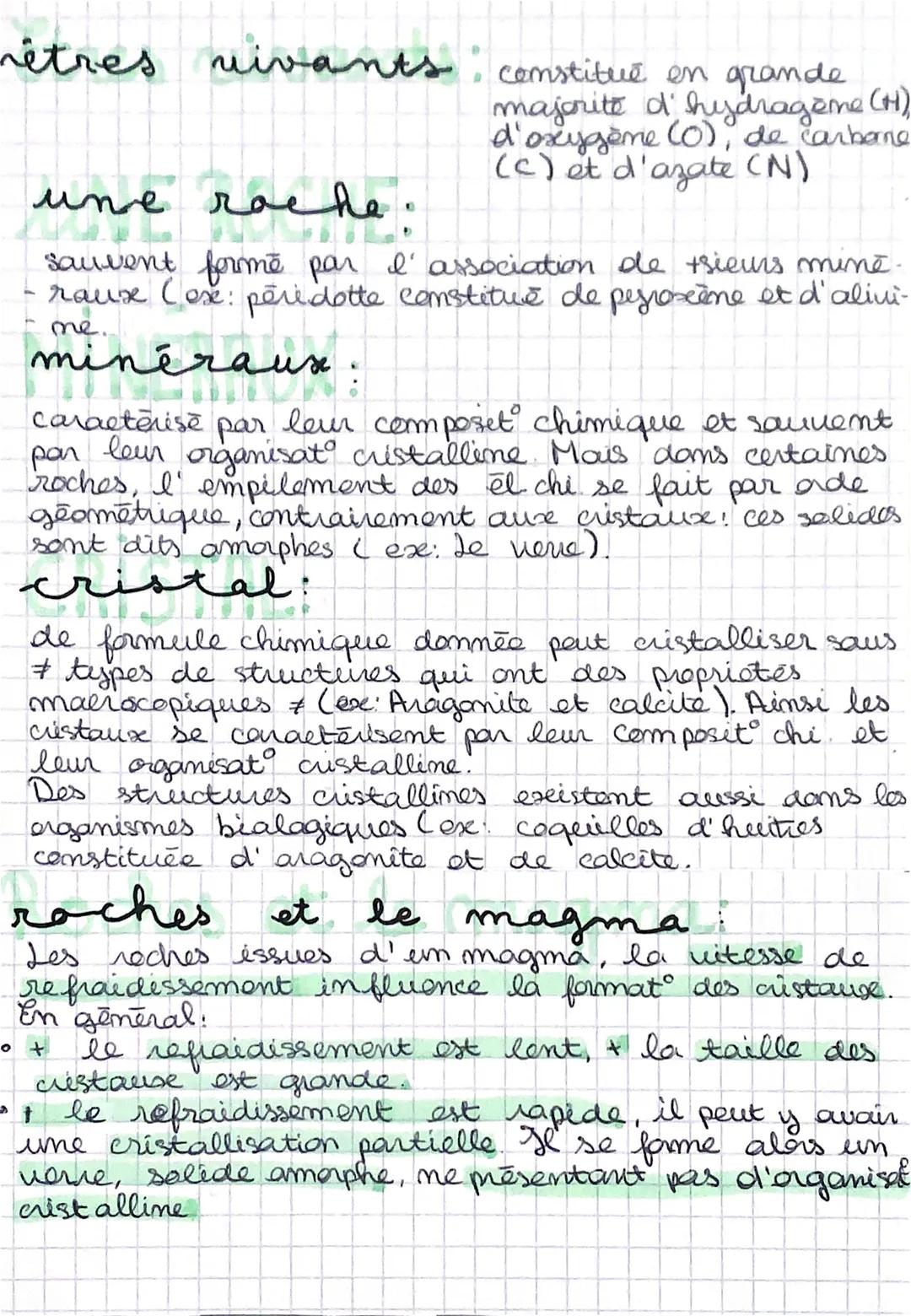 # 18/10/22
UNE LONGUE
HISTOIRE DE
# La matiere

Sut enssi

# Définitions:

→Calcul remal: Cristaux durs se fermant dans les
rems

→ Caurbe d