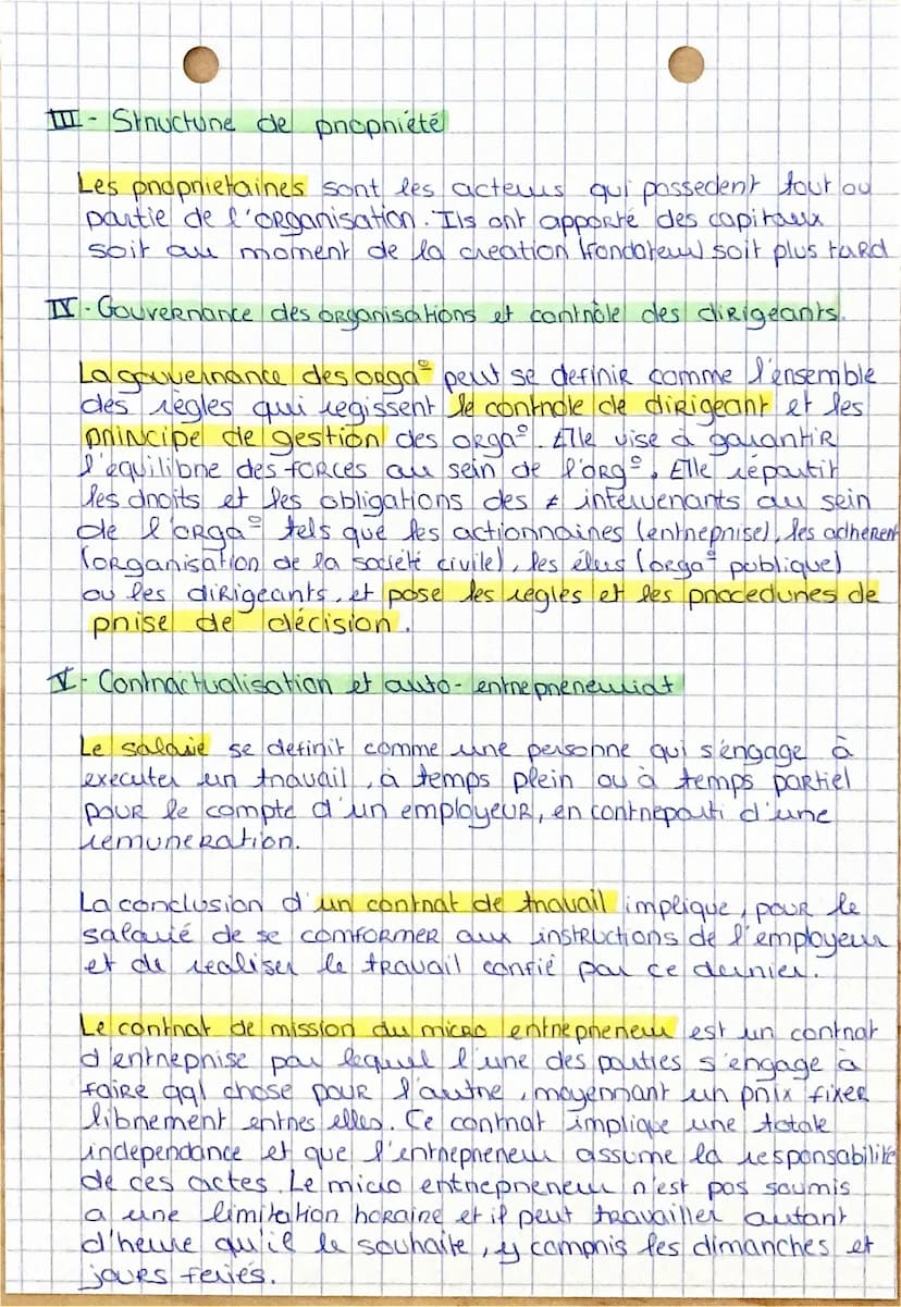 Sc. Gestion et Numerique
Chapitre 1: Les differents types d'organisation
I Action collective organisee
LORSQue le
gnoupe d'individu souhaire