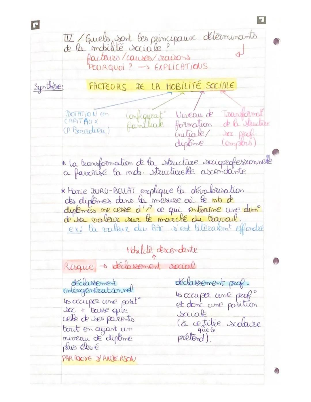 Question 4 8 Quelles sont les practéristiques so? SES
et
chamt de statut sccial
des indir ou des
"gpes saciaux au cours
du temps, ainsi que 