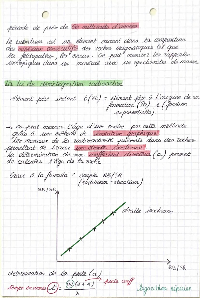 A la recherche du passé géologique
de notre planète
LE TEMPS ET LES ROCHES
I) La chronologia ou dotation relative
L'étude des relations géom