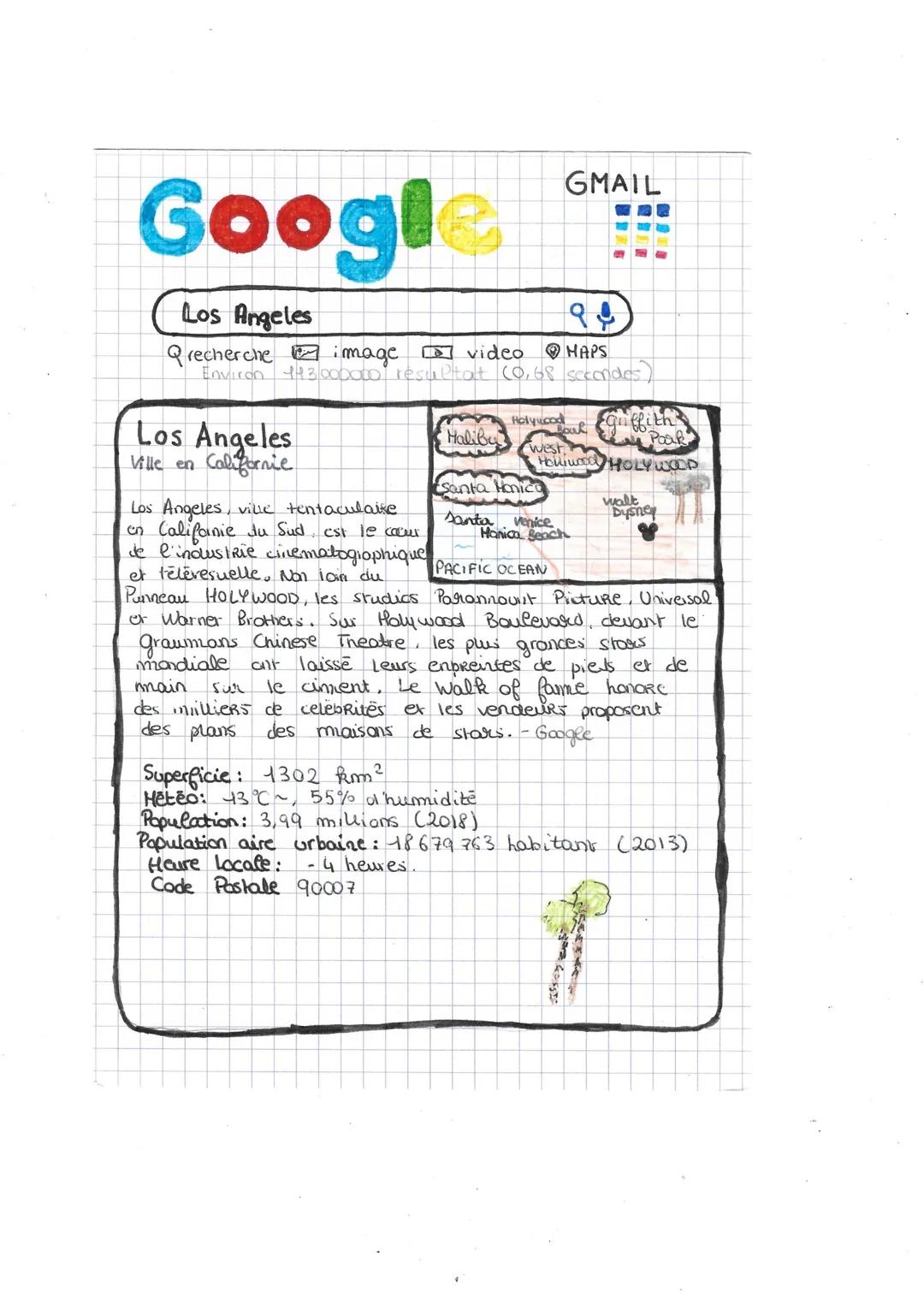 Googl
Los Angeles
Qrecherche image video HAPS
Environ 143.000000 resultat (0,68 secondes)
Los Angeles
Ville en Californie
Halibu
GMAIL
Holyw