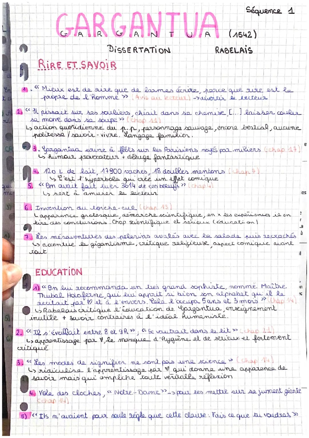 Exemples Gargantua 