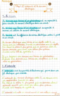 Know L’intensité et la tension électrique  thumbnail