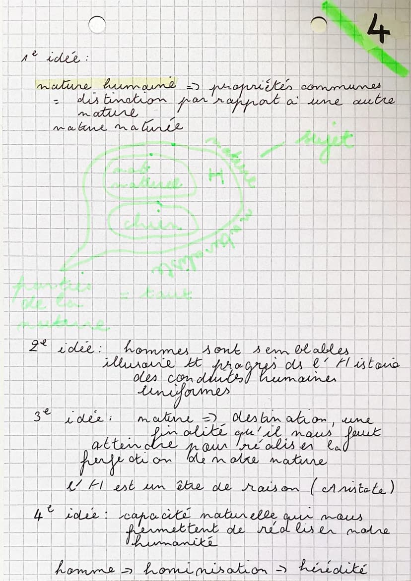 C
&' ocistence humaine et la culture
plan:
I. L'idée de nature humaine est
elle éclairante ?
Critique possible de l'idée
de nature humaine
p