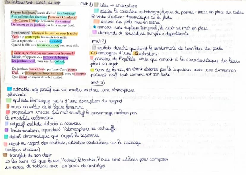 Rimbaud est un poete du XIXes. Bien que
Son oeuvre soit breve elle se caractérise par
une tres grande aventivité du point de vu des
thème qu