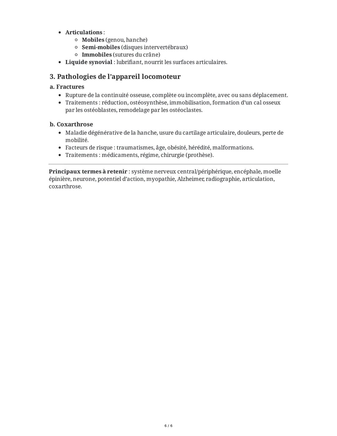 Partie II: Système nerveux et Motricité
1. Organisation du système nerveux
Le système nerveux commande les muscles, régule le fonctionnement