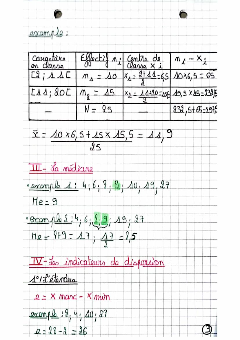 Maths /BTS
Chapitro A/ Statistiques à une variable
I-Vocabulaire
• Population: Ensemble des individus.
• Echantillon : Partie de la populati