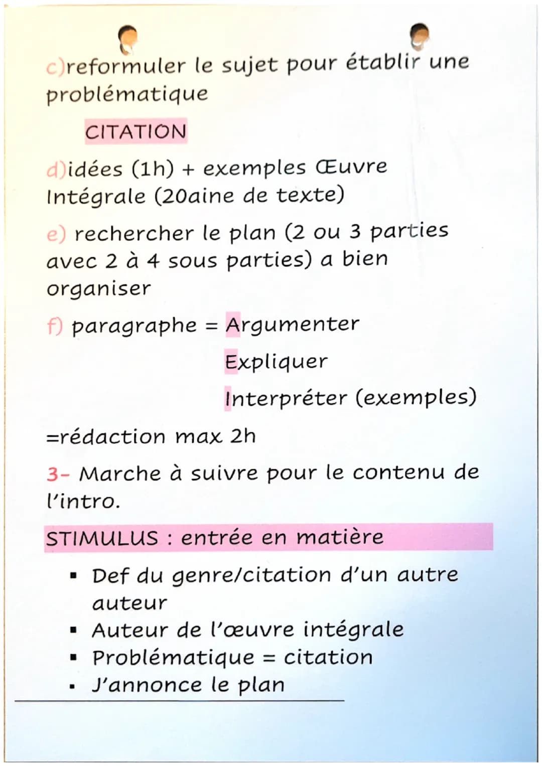 DISSERTATION
1-Definitions
Disserter argumenter un point de
vue de manière expressive (même
organisation que le commentaire)
Plan dialectiqu
