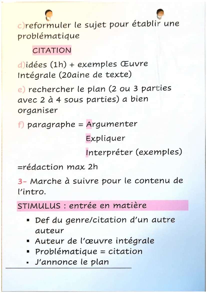 DISSERTATION
1-Definitions
Disserter argumenter un point de
vue de manière expressive (même
organisation que le commentaire)
Plan dialectiqu