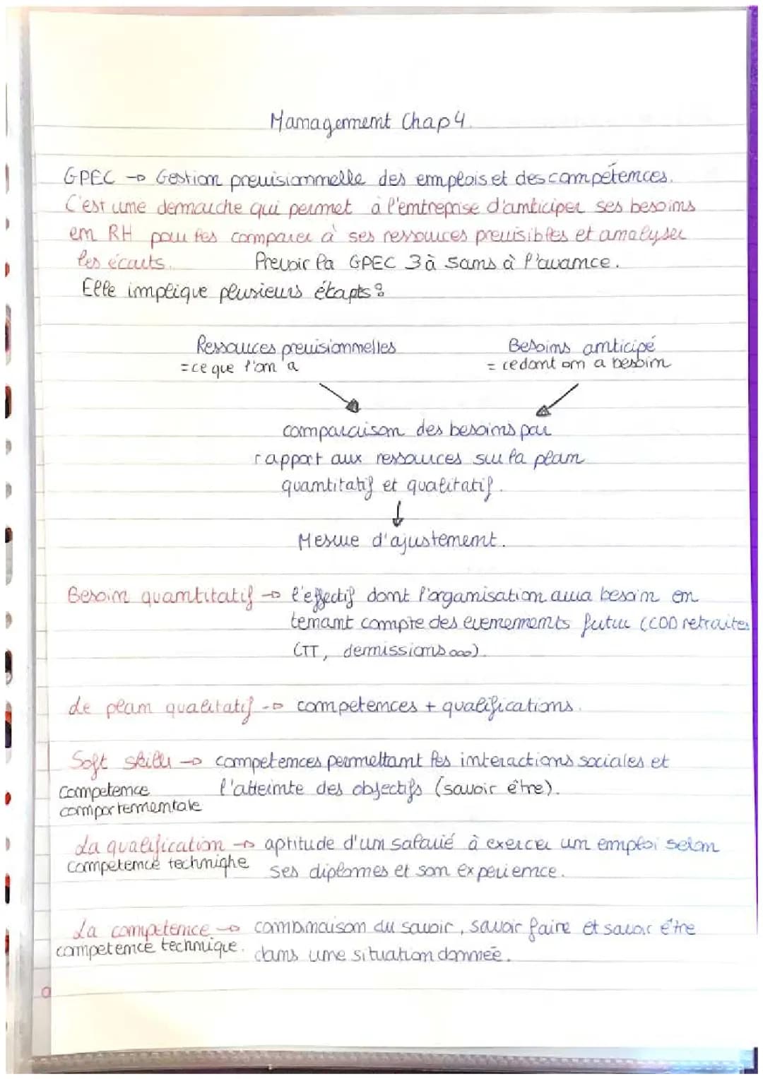 GPEC et Flexibilité du Travail en Terminale: Cours, Exposés et Exemples PDF