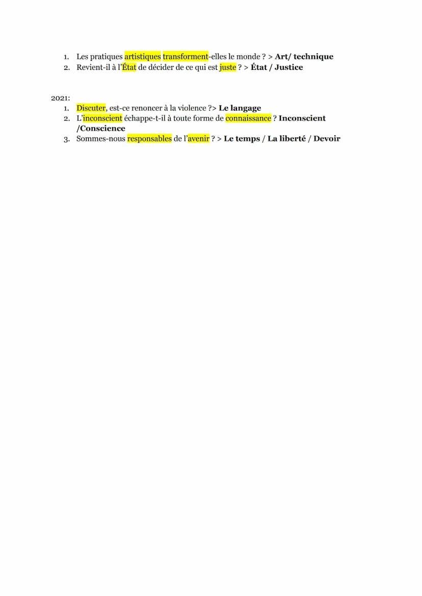 Centres étrangers:
- Sujets BAC-
2024:
1.
L'art nous aide-t-il à vivre ? > Art
2. Pourquoi faut-il se fier à la science? > Science
2023:
1.
