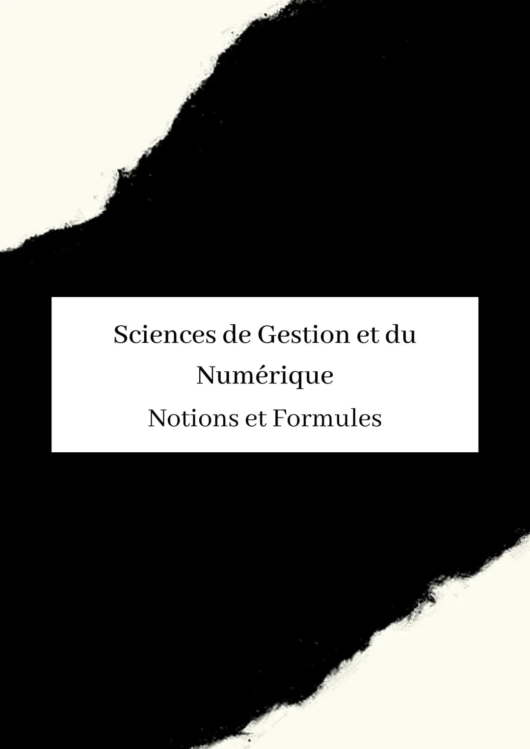 Sciences de Gestion et du
Numérique
Notions et Formules Les comportements individuels
Notions
Personnalité: ensemble de traits physiques et
