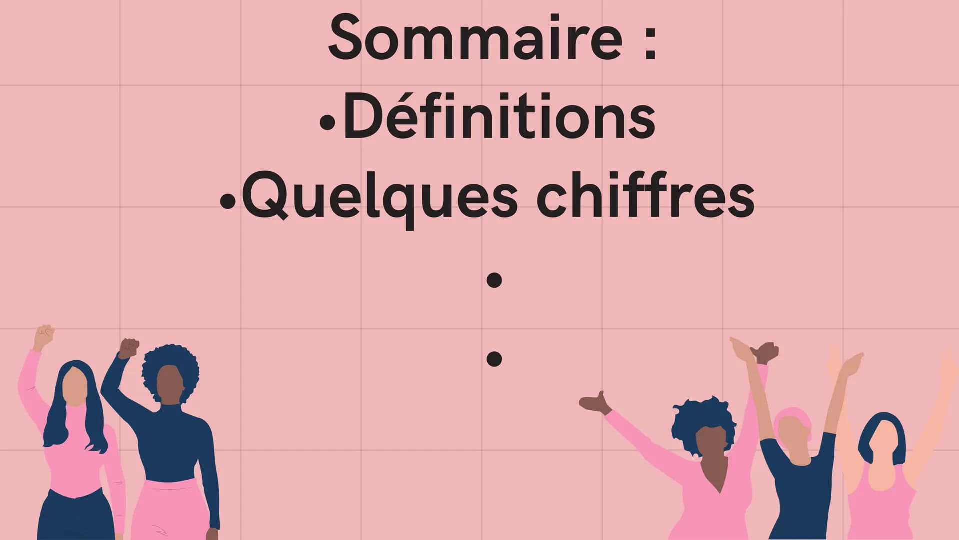 Les femmes victimes de
violences sexuelles et sexistes
Clara Nogues
Justine Toulouzet us
18
Sommaire :
•Définitions
•Quelques chiffres
0 Déf