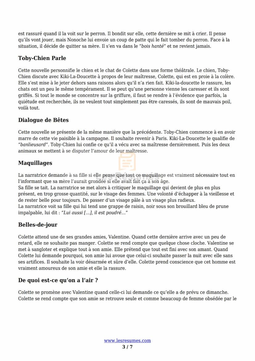 Colette, Les vrilles de la Vigne : résumé,
personnages et analyse
Les Vrilles de la Vigne est un recueil de nouvelles autobiographiques écri
