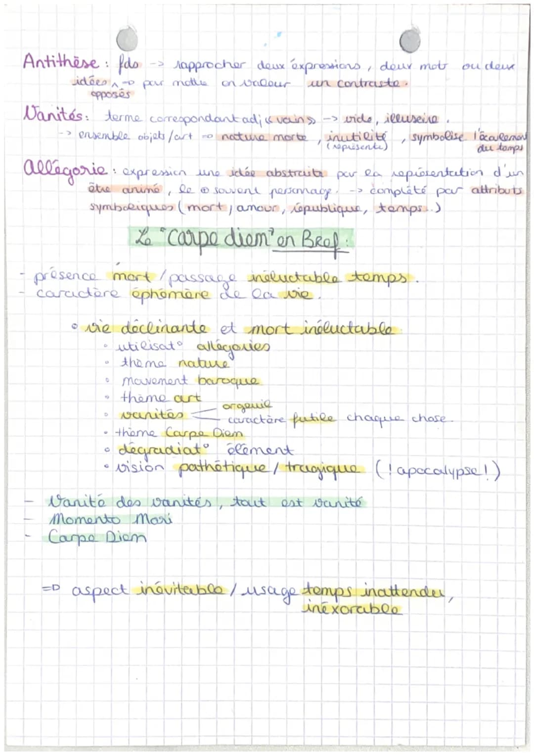 SEQ UE NCE 2.
«Carpe Diem >>
-> sens propre: Cueille le Jour
-> sens figure: Profiter de l'instant présent
DEFINITIONS: ♥
Tonalite Pathétiqu