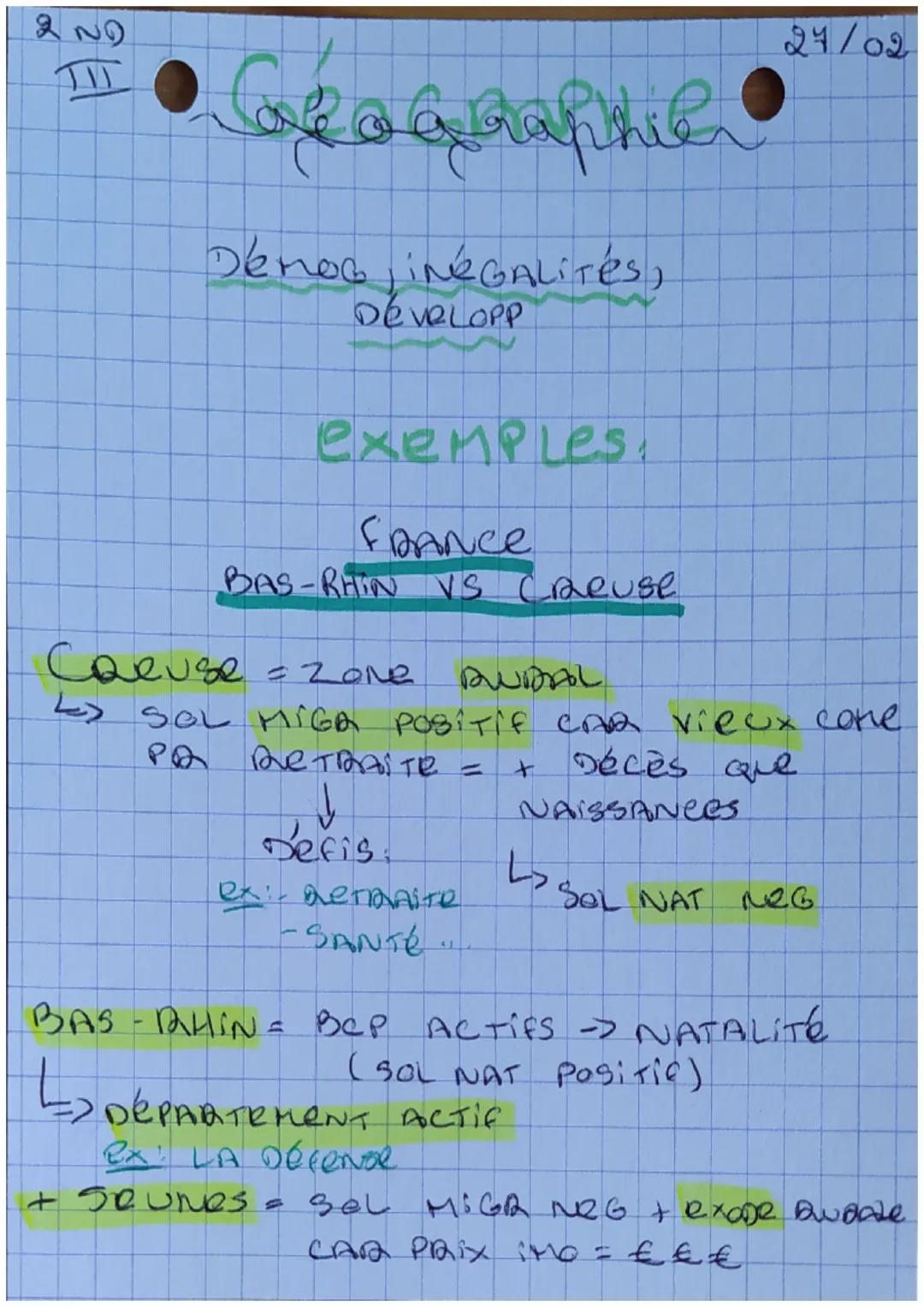 2ND
I
•DEMOG: ÉTUDE
•MONDIALISAT": + De flux
ex: Humins
GRO
DéroGDAPHie, inégalités
ет овие корро мем
DéveloppemeNT: 7 éco, AMELIORATION
CON