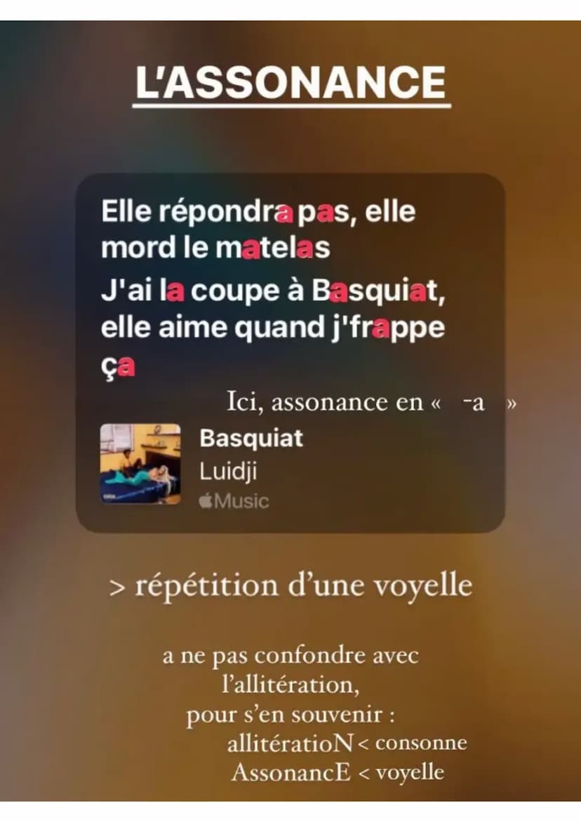 LA COMPARAISON
T'as fait des
connaissances et t'as
ouvert ton cœur
outil de Comme si c'était un
comparaison
stadium de foot
comparé
comparan