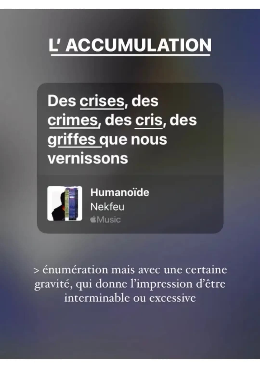 LA COMPARAISON
T'as fait des
connaissances et t'as
ouvert ton cœur
outil de Comme si c'était un
comparaison
stadium de foot
comparé
comparan
