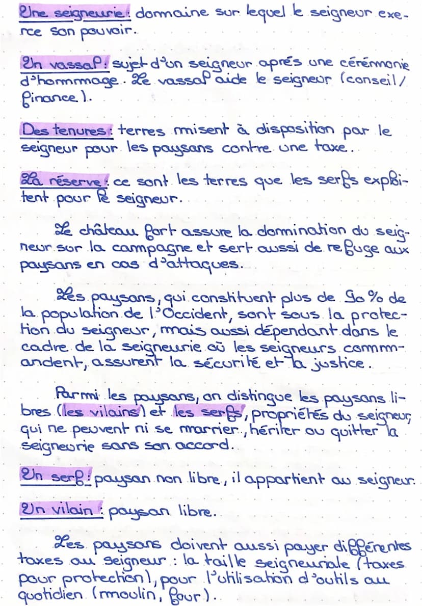 S histoire
I. Le Moyen-Age
Vers l'an Mil, la France est un royaume sous
le régne d'Hugues Capet. Cependant, le roi n'est
le seul à dominer s