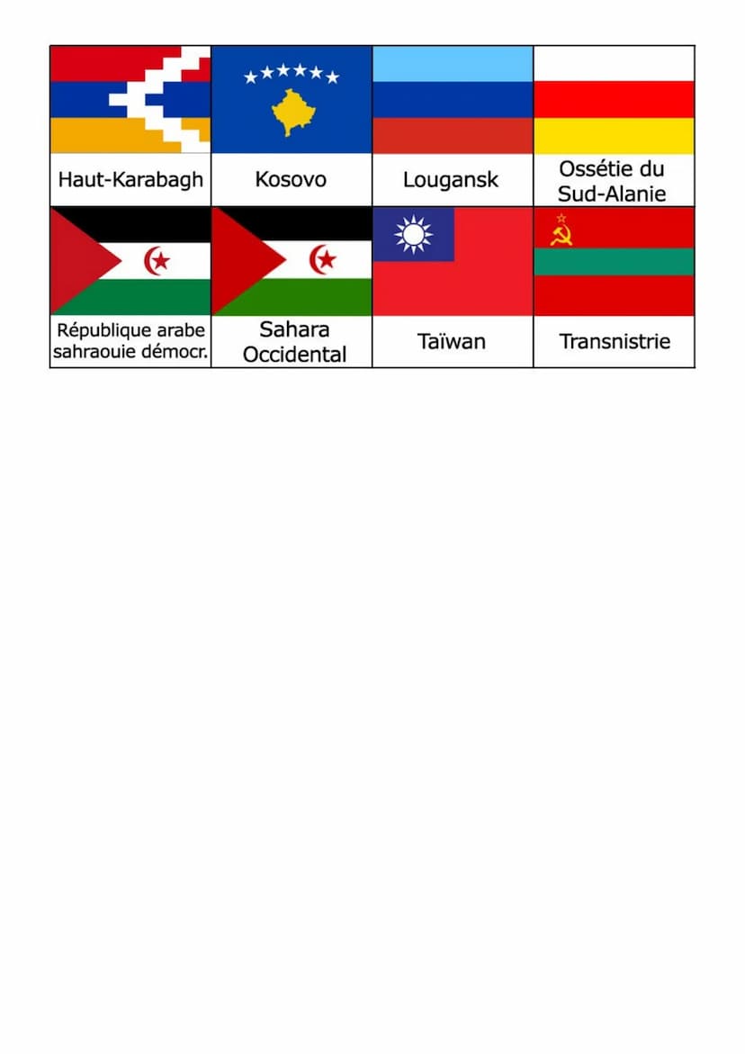 Pays membres de l'ONU (193) :
Afghanistan Afrique du Sud Albanie
Allemagne
Arabie
Saoudite
DRAPEAUX DES PAYS DU MONDE
Autriche
Bangladesh
ME
